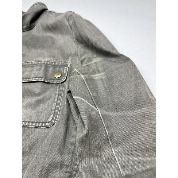 J. Crew Relaxed Boyfriend Field Jacket Chore Canvas Dark Size Smal - Picture 4 of 10